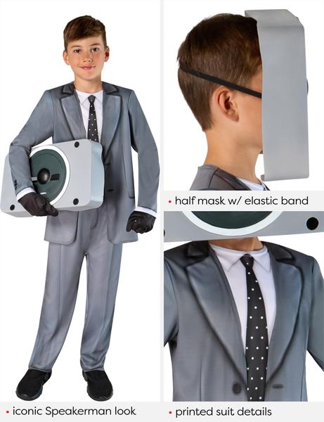 Imagem de Costume NECA Skibidi Toilet Speakerman Fun para crianças e médio