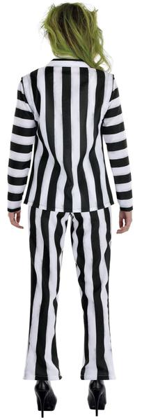 Imagem de Costume Party City Beetlejuice para mulheres tamanho P com jaqueta e calça