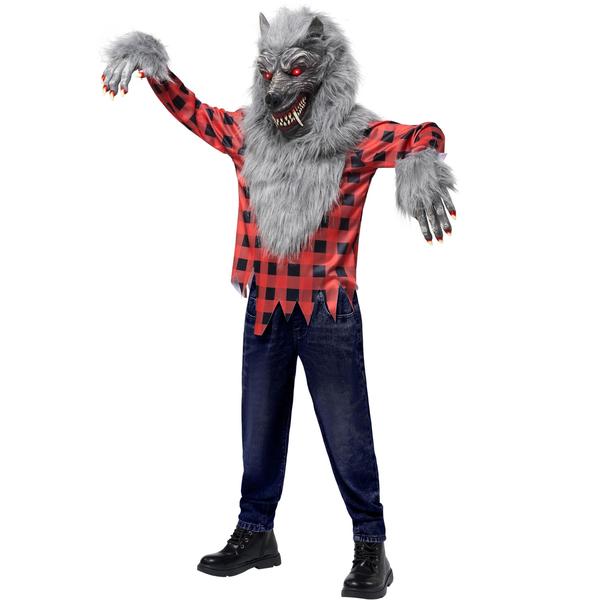 Imagem de Costume Spooktacular Creations Light-up Red Eye Werewolf para