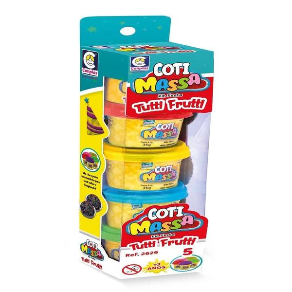 Imagem de Coti Massa Tutti Frutti Kit Festa - Cotiplás