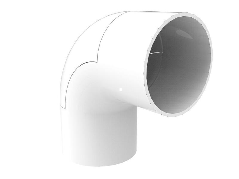 Cotovelo 90 P/tubo 3/4" Condulete Branco Vitralux Imagem de Cotovelo 90 P/tubo 3/4" Condulete Branco Vitralux