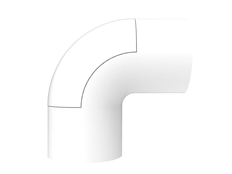 Cotovelo 90 P/tubo 3/4" Condulete Branco Vitralux Imagem de Cotovelo 90 P/tubo 3/4" Condulete Branco Vitralux