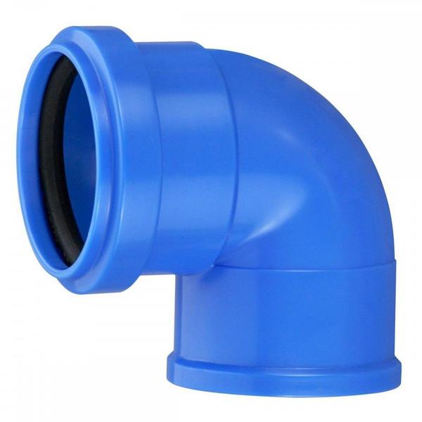 Imagem de Cotovelo Azul Krona Para Tubo 38X40Mm  624 ./ Kit Com 25