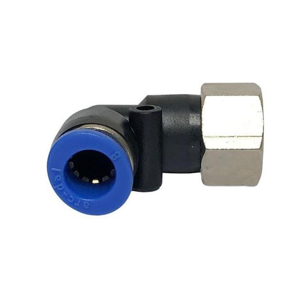 Imagem de Cotovelo Conector Instantânea Mangueira 4mm x 1/8 F 10un