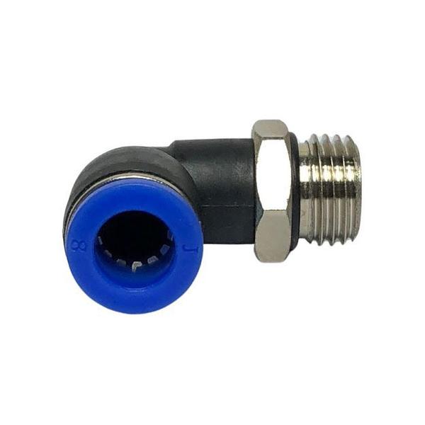 Imagem de Cotovelo Conector Instantânea Mangueira 4mm x M5 M 10un