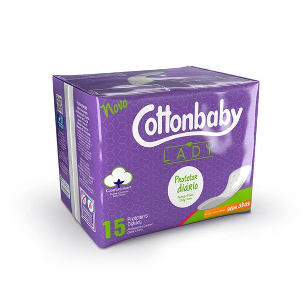 Imagem de Cottonbaby protetor diário lady com 15 unidades