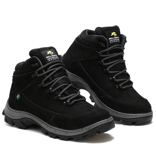 Imagem de Coturno Adventure Trekking Masculino Couro Conforto