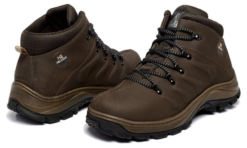 Imagem de Coturno Trekking Adventure Couro Detalhe em Relevo