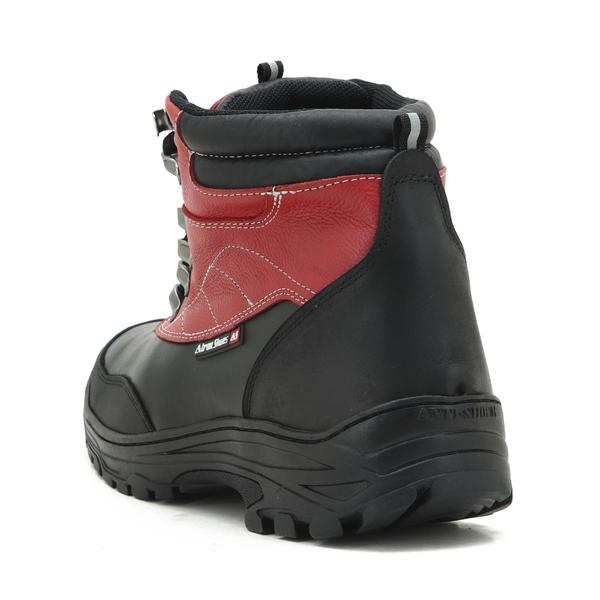 Imagem de Coturno Trekking Adventure em Couro Atron Shoes - 246 - Vermelho