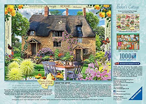 Imagem de Country Cottage No.14 - Baker's Cottage Jigsaw - 1000 unidades, para maiores de 12 anos