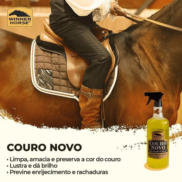 Imagem de Couro Novo Winner Horse Sabão Liquido De Glicerina 500 Ml.