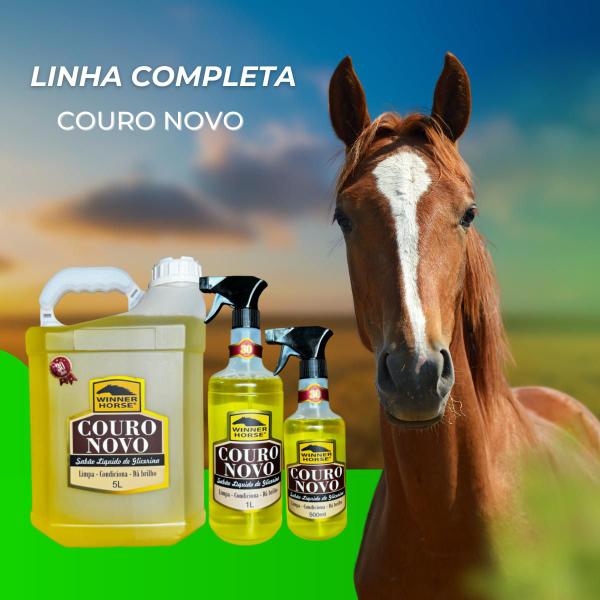 Imagem de Couro Novo Winner Horse Sabão Liquido De Glicerina 500 Ml.