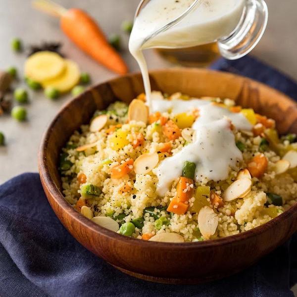 Couscous Marroquino Italiano La Pastina Com 2 Unidades 500g Imagem de Couscous Marroquino Italiano La Pastina Com 2 Unidades 500g