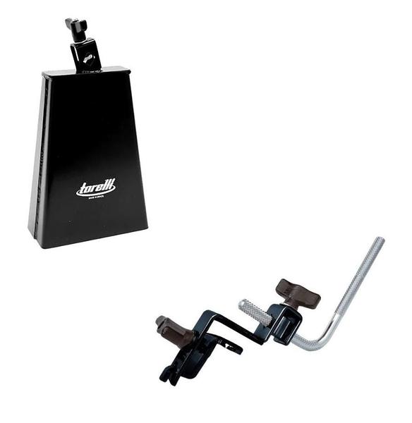 Imagem de Cowbell torelli 8'' to053 com clamp para bumbo ta421