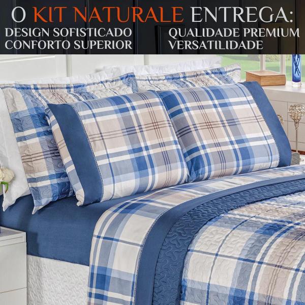 Imagem de Coxa Cama Solteiro Naturale Estampada Dupla Face 200 Fio