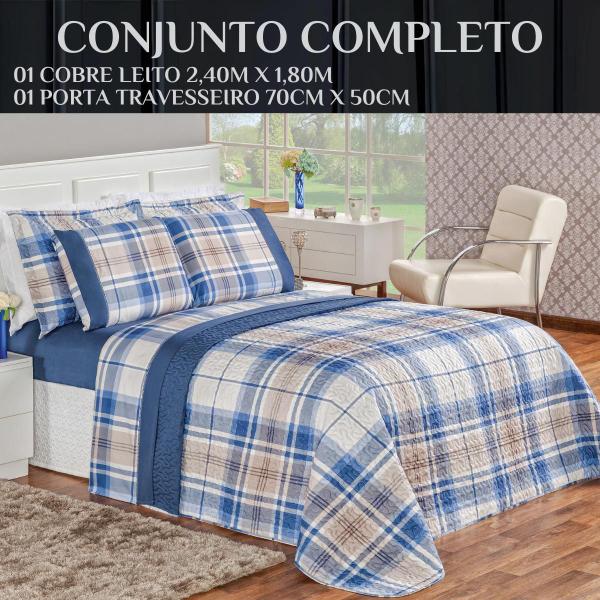 Imagem de Coxa Cama Solteiro Naturale Estampada Dupla Face 200 Fio