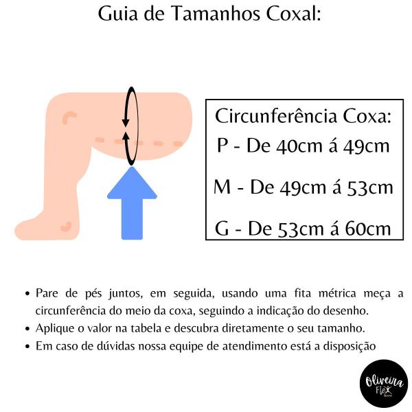 Imagem de Coxal Elástico Compressão Suporte Protetor Profissional Treino E Alivia Dor Qualidade Resistencia Envio para todo o Brasil! Contém O Par Top!