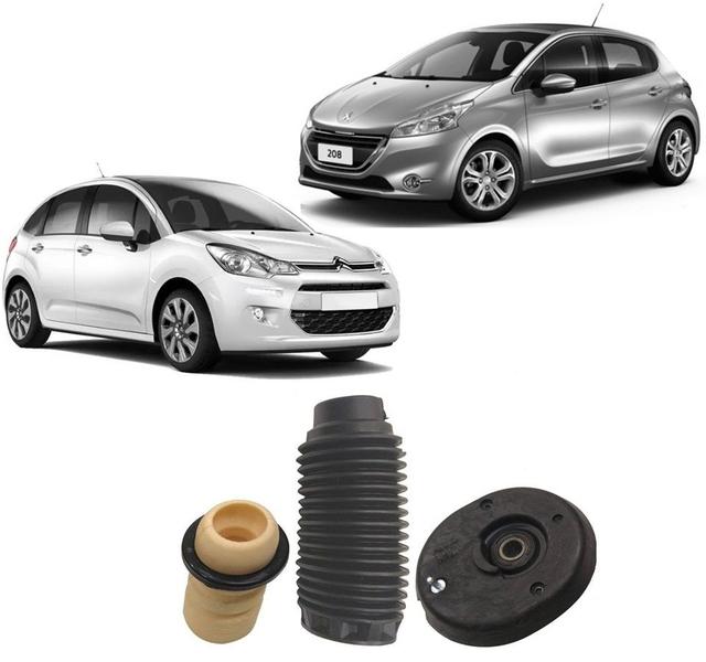 Imagem de Coxim Amortecedor Citroen C3/aircross/picasso/ds3/c4 Cactus Peugeot 208 Dianteiro Com Rolamento (kit) Kayaba