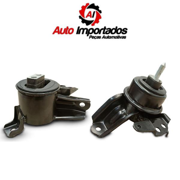 Imagem de Coxim Calço Motor Direito Hidraulico Passageiro + Coxim Esquerdo Motorista Hyundai Azera 2012 2013 2014 2015 2016 2017