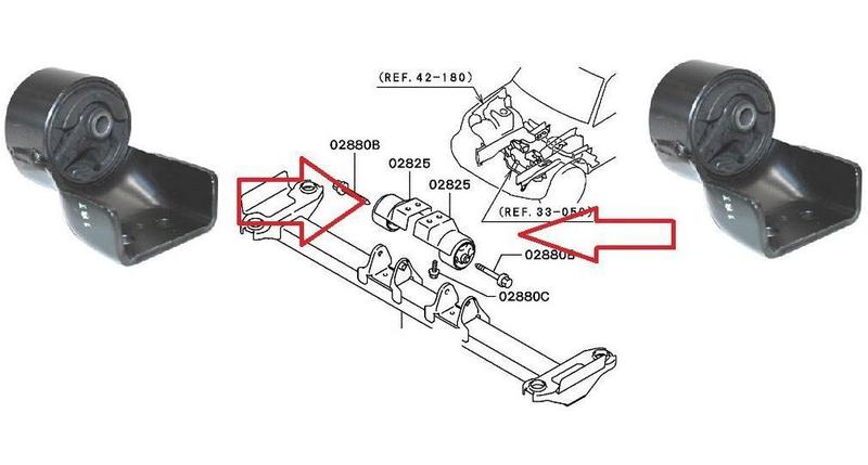 Imagem de Coxim Cambio Manual Pajero Tr4 2.0 16v Lado Direito - Mr510080