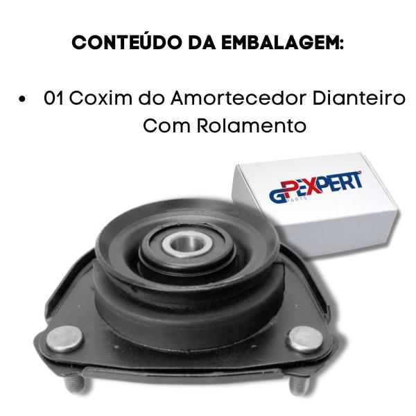 Imagem de Coxim do amortecedor dianteiro com rolamento lifan x60 2013 2014 2015 2016 2017 2018 2019