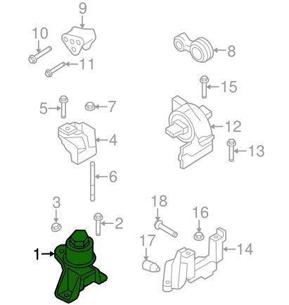 Imagem de Coxim do Motor Hidraulico Direito Fusion 2.3 2.5 e 3.0 de 2006 À 2012 - 6e5z6038ck