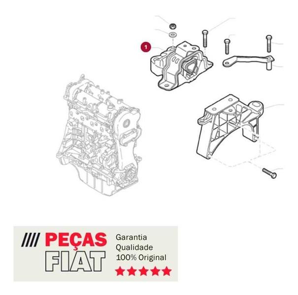 Imagem de Coxim Motor Diant. Esquerdo Punto 1.4 Original 51761607