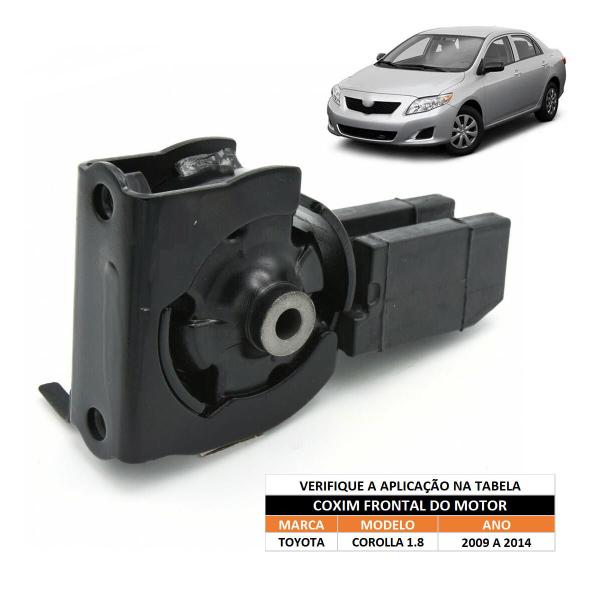 Imagem de Coxim Motor Frontal Toyota Corolla 1.8 2008 Até 2014