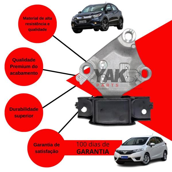 Imagem de Coxim Suporte Cambio Esquerdo Honda Fit City Hr-v Wr-v Câmbio Automático 2015/2021 ORIGINAL BRY