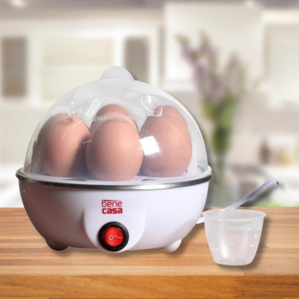 Imagem de Cozedor De Ovos a Vapor Multi Funções EGG  COOKER Para Academia,Fitness,Dietas 