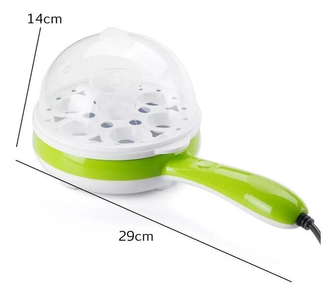 Cozedor De Ovos e Frigideira Elétrica Cozinha Ovos E Legumes Vapor 110v - COZEDOR 14 OVOS Imagem de Cozedor De Ovos e Frigideira Elétrica Cozinha Ovos E Legumes Vapor 110v