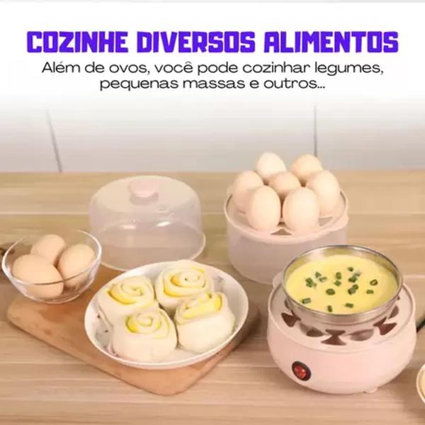 Imagem de Cozedor de Ovos Elétrico Máquina De Cozinhar A Vapor Egg Cooker 110V