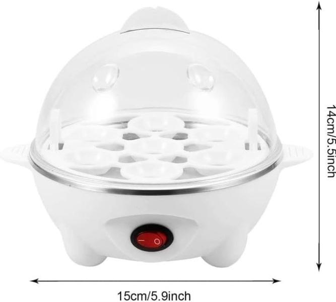 Imagem de Cozedor Elétrico A Vapor Ovos Egg Cooker 220v 350w (Branco)