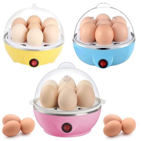 Imagem de Cozedor Elétrico Vapor Cozinha Multi Funções Ovos Egg Cooker OFERTA