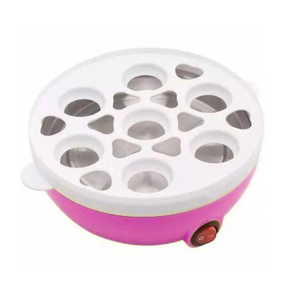 Imagem de Cozedor Multi Funções Elétrico Cozinhar Ovos Egg Cooker Rosa