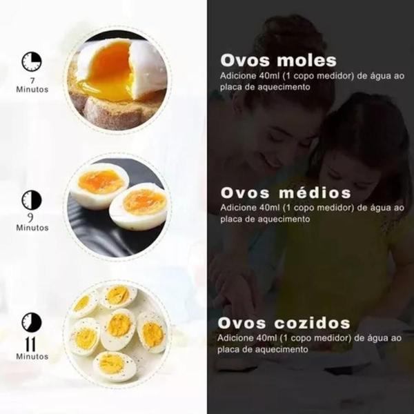 Imagem de Cozedor Ovos Portátil A Solução Ideal Cozinhar Ovos Forma