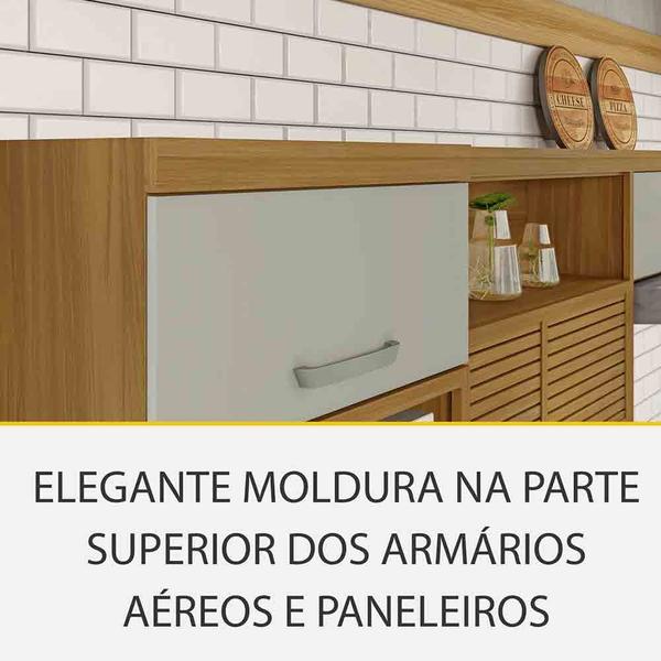 Cozinha 06 Pçs Ripado Nesher Princesa Gourmet 100 MDF Imagem de Cozinha 06 Pçs Ripado Nesher Princesa Gourmet 100 MDF