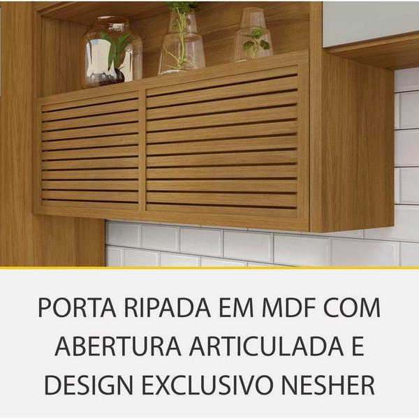 Imagem de Cozinha 3 Peças Torre Quente Princesa 100 MDF - Nesher