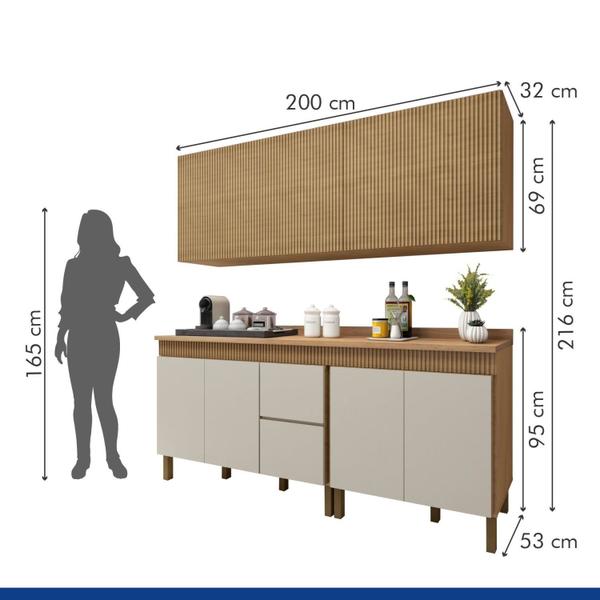 Imagem de Cozinha 4 Peças 10 Portas 1 Gaveta Imperial Yescasa