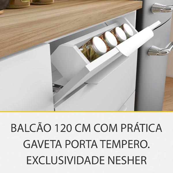 Imagem de Cozinha 5 Peças Marquesa 7 Portas 6 Gavetas 100 MDF Nesher