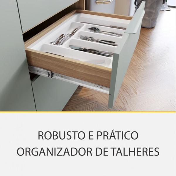 Cozinha 5 Peças Nesher Marquesa Gourmet Ripado 100 Mdf Imagem de Cozinha 5 Peças Nesher Marquesa Gourmet Ripado 100 Mdf