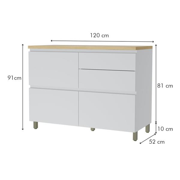 Cozinha 6 Peças 7 Portas 7 Gavetas Nichos Forno Ripado Rainha 100% Mdf - Nesher Móveis Imagem de Cozinha 6 Peças 7 Portas 7 Gavetas Nichos Forno Ripado Rainha 100% Mdf