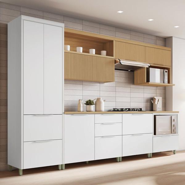 Imagem de Cozinha 7 Peças Marquesa 7 Portas 7 Gavetas 350cm MDF Nesher