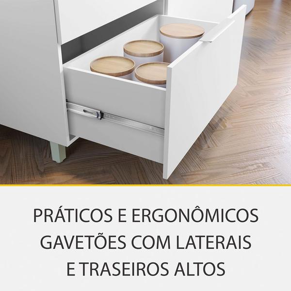 Imagem de Cozinha 7 Peças Marquesa 7 Portas 7 Gavetas 350cm MDF Nesher