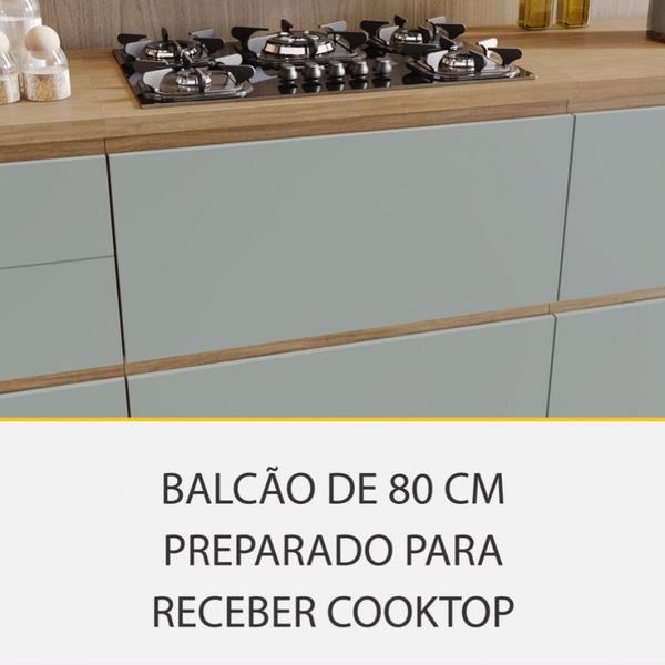 Cozinha 7 Peças Rainha Ripado 100 Mdf - Nesher Imagem de Cozinha 7 Peças Rainha Ripado 100 Mdf - Nesher