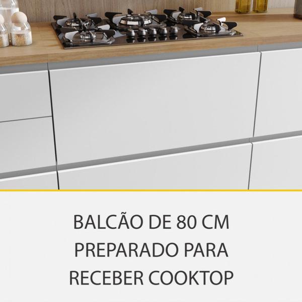 Imagem de Cozinha 7 Peças Rainha Ripado 100 Mdf - Nesher 