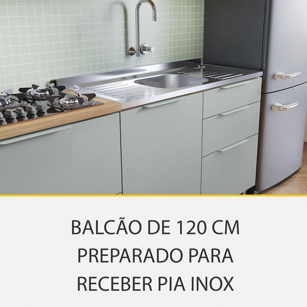 Cozinha 8 Peças 8 Portas 12 Gavetas Forno Micro Ondas Ilha Ripado Rainha 100 MDF - Nesher Imagem de Cozinha 8 Peças 8 Portas 12 Gavetas Forno Micro Ondas Ilha Ripado Rainha 100 MDF