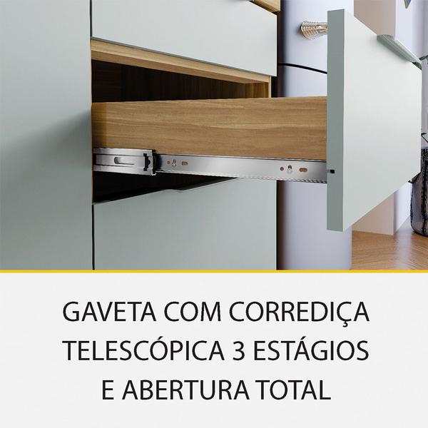 Cozinha 8 Peças 8 Portas 12 Gavetas Forno Micro Ondas Ilha Ripado Rainha 100 MDF - Nesher Imagem de Cozinha 8 Peças 8 Portas 12 Gavetas Forno Micro Ondas Ilha Ripado Rainha 100 MDF