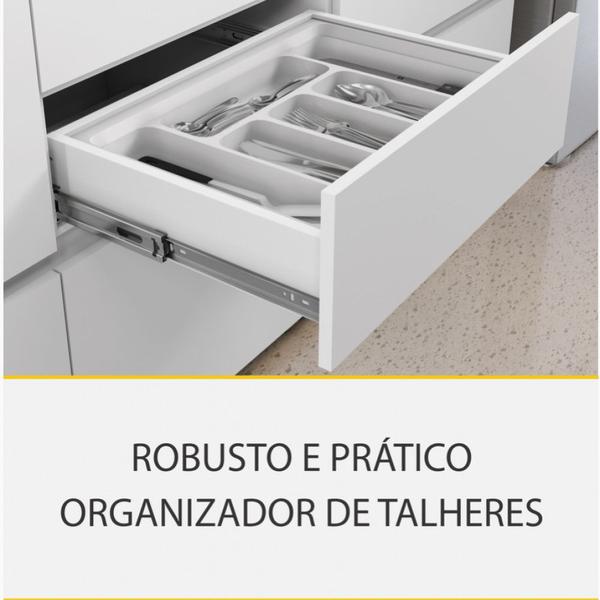 Imagem de Cozinha 8 Peças Nesher Rainha Gourmet Ripado 100 Mdf