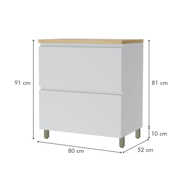 Imagem de Cozinha 9 Peças Canto 12 Portas 8 Gavetas Ripado Rainha  100% Mdf